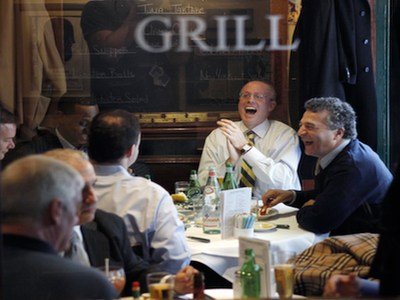 expensive business lunch