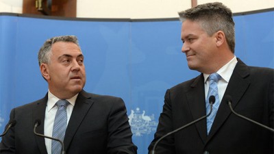 Joe Hockey and Mathias Cormann