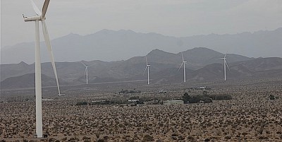 wind turbines around ocotillo