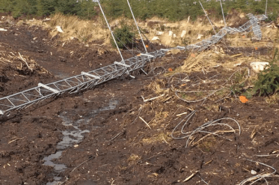 Community Defenders Down MET Mast in Donegal,&nbsp;Ireland