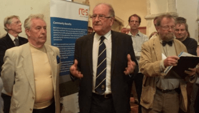 Sir Roger Gale MP spoke against the plans