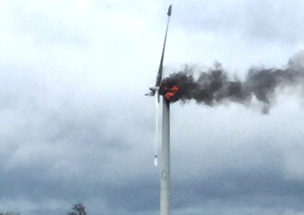 turbine fire Ireland