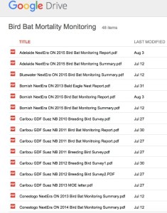 Google-Drive-Bird-Bat-Mortality-Reports