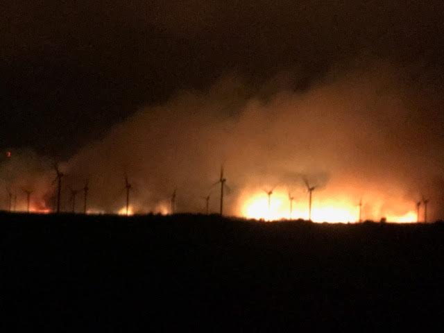 Western Victoria’s Firestorm: Dodging Wind Turbines Biggest Battle for Airborne&nbsp;Firefighters