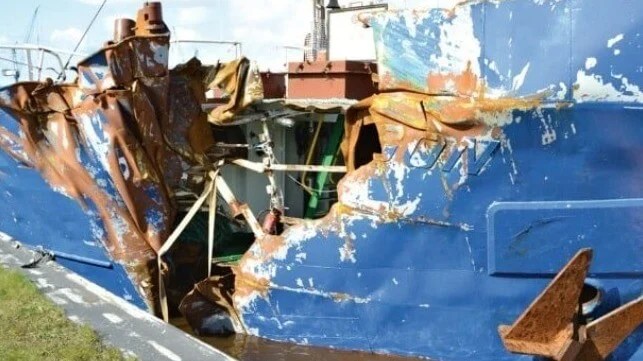Maritime Mauling: Cargo Ship Lucky to Survive Collision With Offshore Wind&nbsp;Turbine