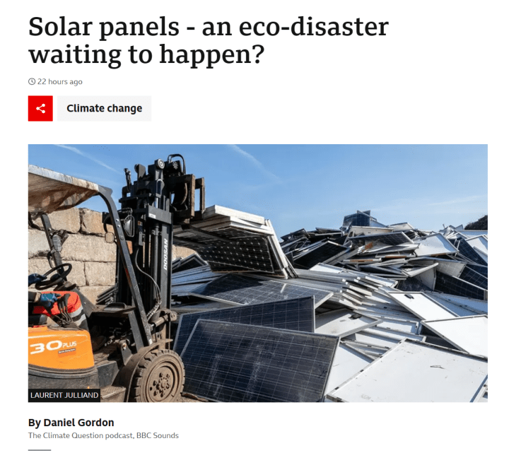 200 Million Tonnes of Toxic Solar Panels Destined For Landfills Near&nbsp;You